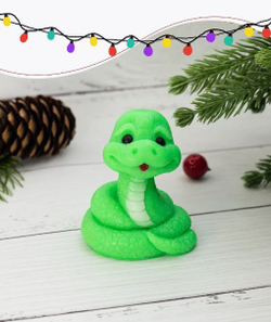 Мыльное ассорти/новогоднее (символ года) 3D: ЗМЕЙКА НА УДАЧУ, ТМ ChocoLatte