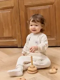 Комбинезон-косуха "Ванильный пудинг" утепленный 0+