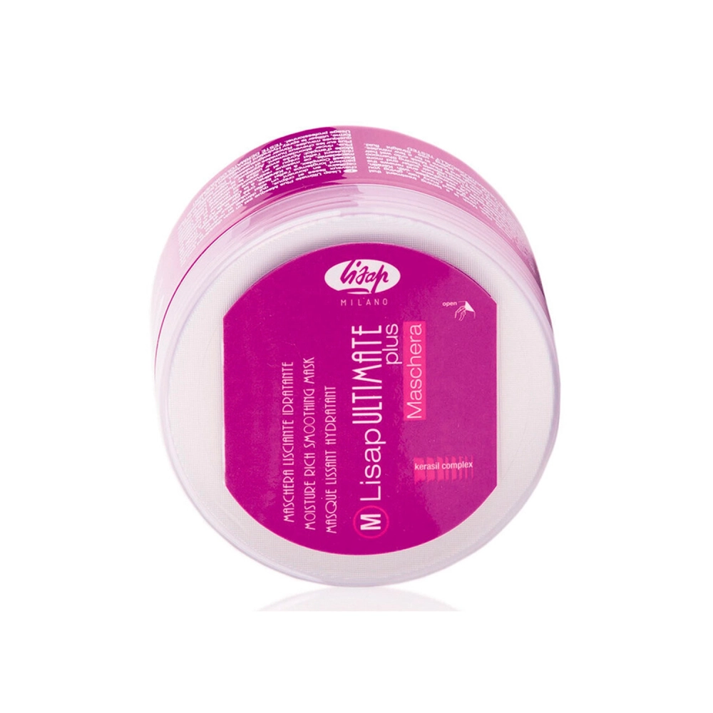 Lisap Увлажняющая маска для волос с разглаживающим эффектом Ultimate Plus Moisture Rich Smoothing Mask, 250 мл