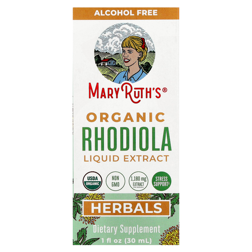 MaryRuth's, жидкий экстракт органической родиолы, 30 мл (1 жидк. унция)