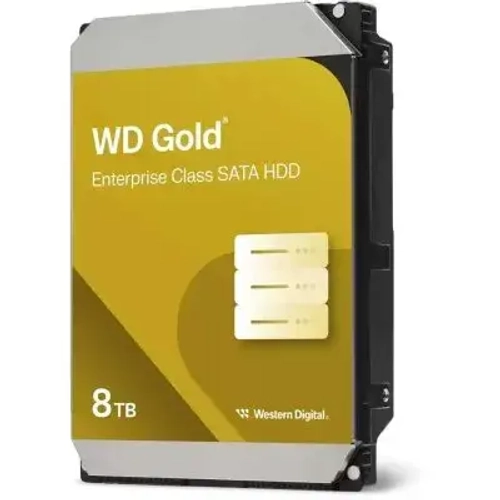 Жесткий диск повышенной надежности HDD 8Tb WD Gold SATA3 3,5" 7200rpm 256Mb WD8005FRYZ