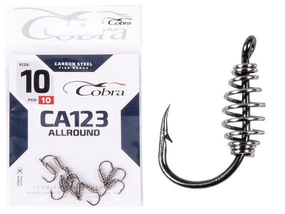 Крючки Cobra ALLROUND CA123  №10, 10 шт.