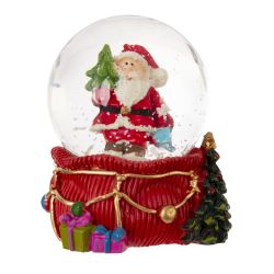 GAEM Фигурка декоративная "Дед Мороз" в стекл шаре, L5 W5,5 H6 см, 2в.