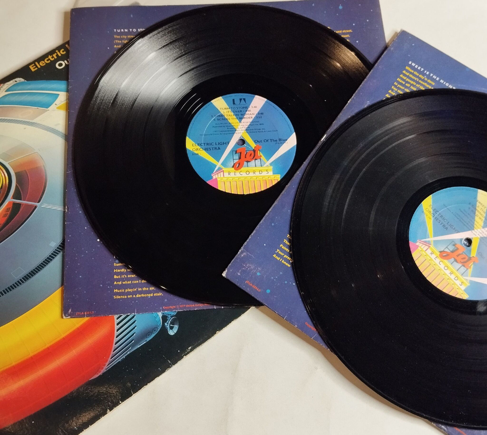 Винтажная виниловая пластинка LP Electric Light Orchestra Out Of The Blue (USA 1977) Mr. Blue Sky