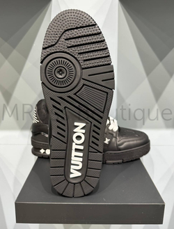 Купить черные кроссовки LV Trainer Louis Vuitton премиум класса