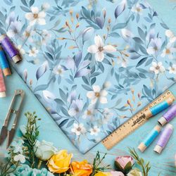 Ткань премиум Оксфорд 600D цветочная мелодия