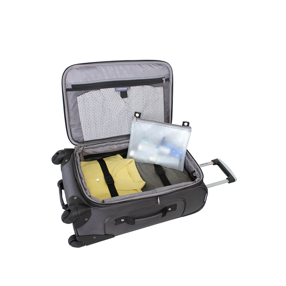 Чемодан Wenger Sion, серый 37x22x60 см, 35 л