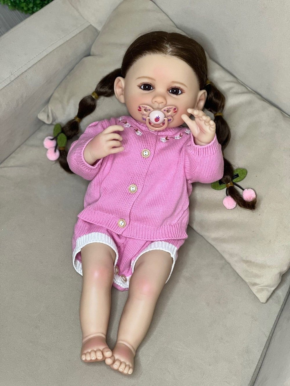 Кукла Реборн виниловая 55см в пакете (FA-314)