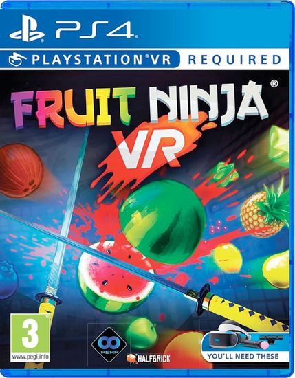 PS4 Fruit Ninja (только для PS VR) (Новый, Английская версия, CUSA-06882)