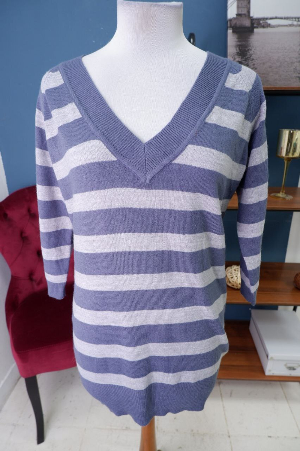 Джемпер с коротким рукавом 50 размер