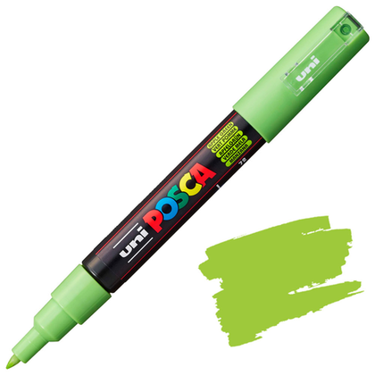 Маркер UNI POSCA PC-1M, 0.7 мм. Apple Green