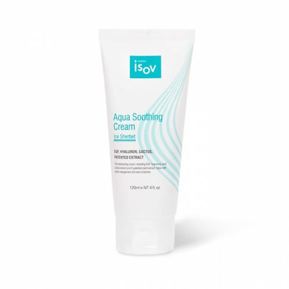 Успокаивающий крем против отёков Isov Aqua Soothing Cream 120 мл