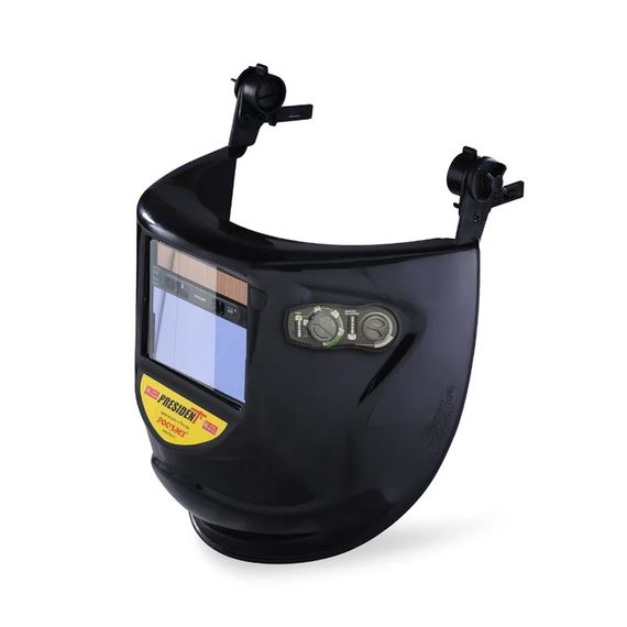 Щиток защитный лицевой сварщика РОСОМЗ КН е684 PRESIDENT (маска сварщика) с креплением на каске, арт. 05515