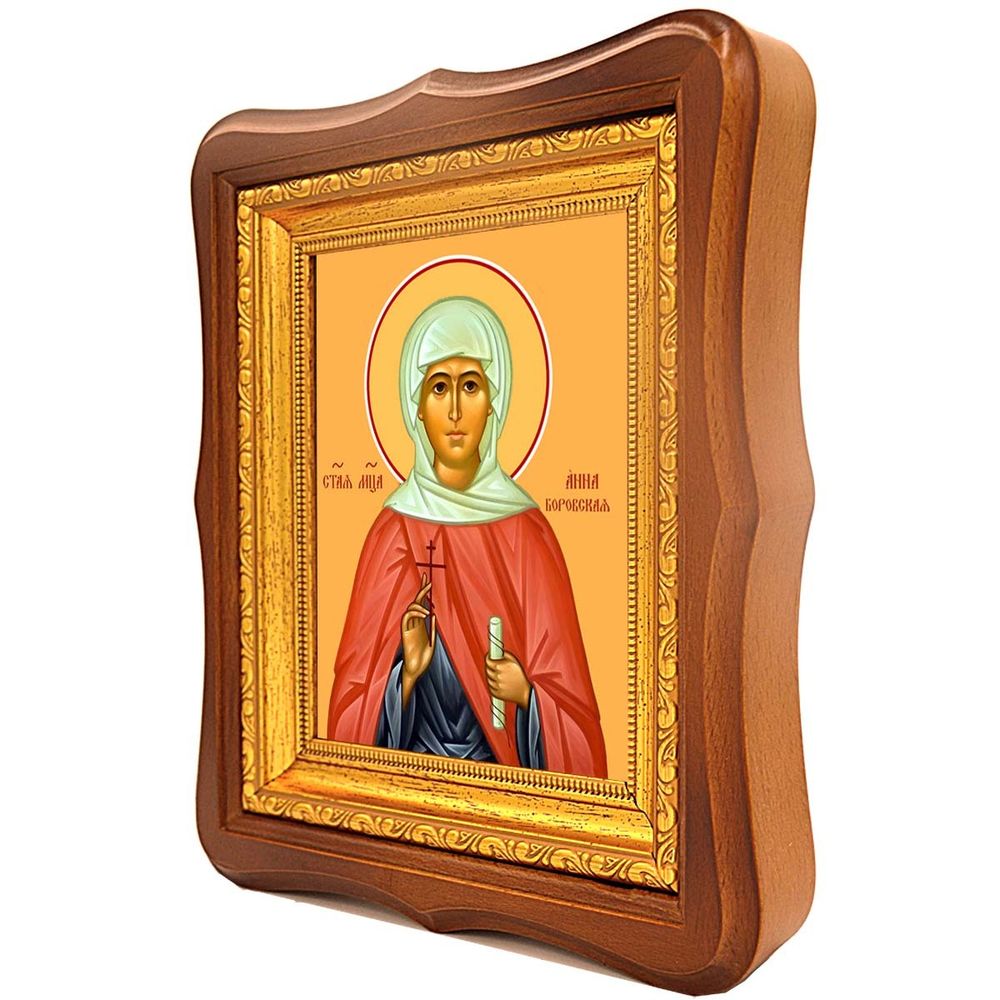 Анна Боровская святая мученица. Икона на холсте.