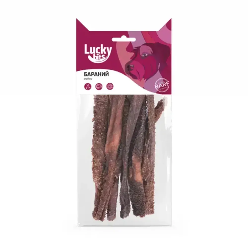 Лакомство для собак Lucky bits бараний рубец, 40 г