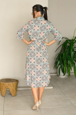 Туника из яркой принтованной вискозы Simona (Размер: XXL) (Цвет: разноцветный)