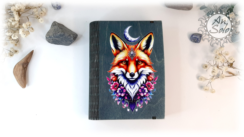 Шкатулка-книжка "Тотем" лиса