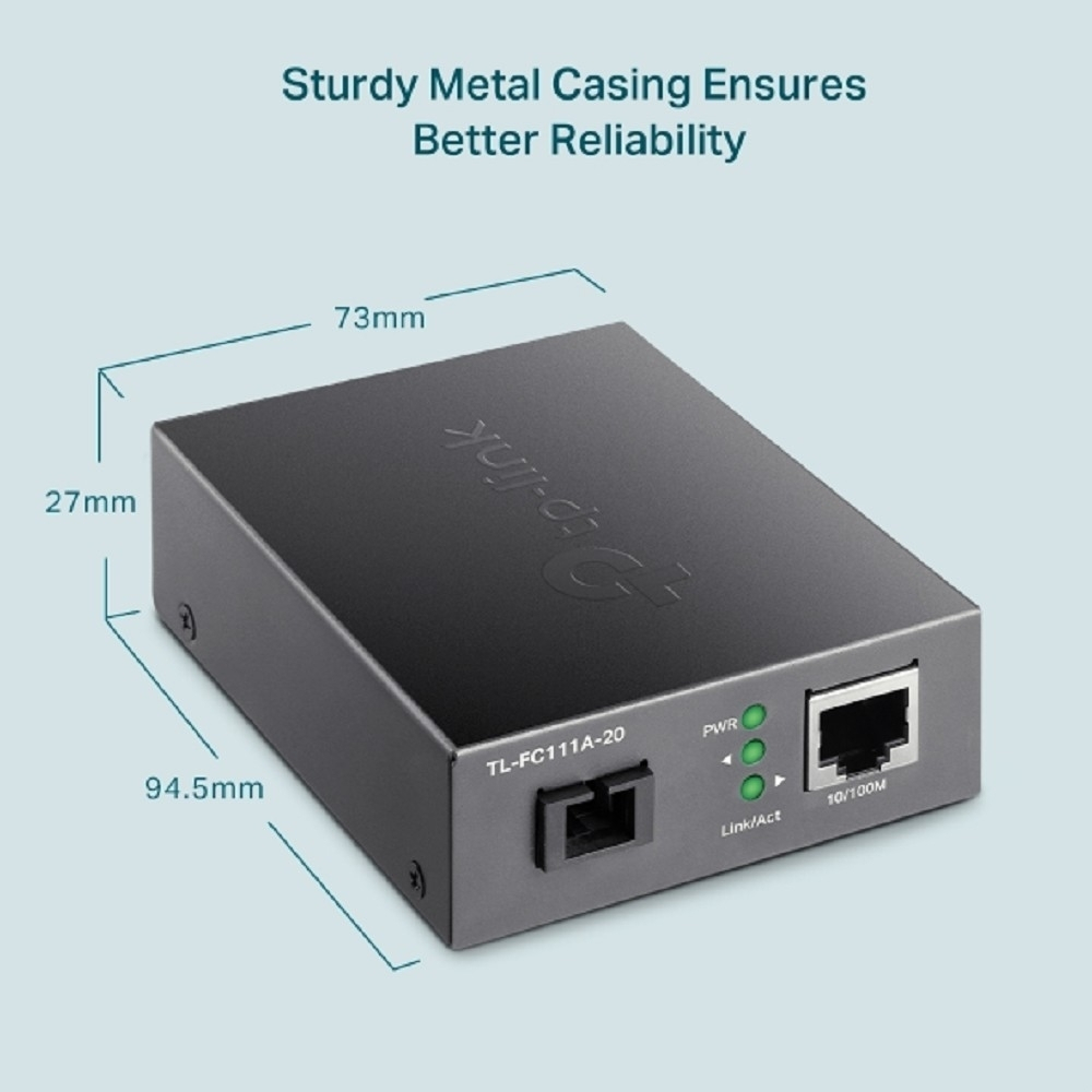 Медиаконвертер TP-Link FC111A-20 Медиаконвертер WDM 10 / 100 Мбит / с