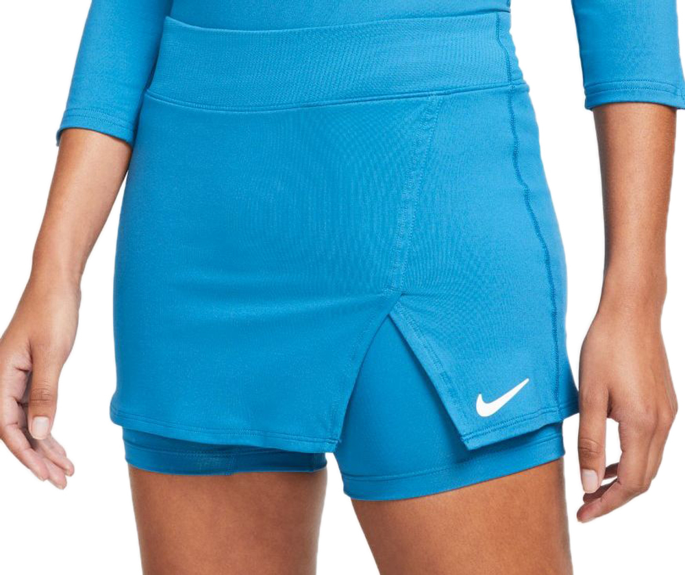 Теннисная юбка Nike Court Dri-Fit Victory Tennis Skirt W - brigade blue/white