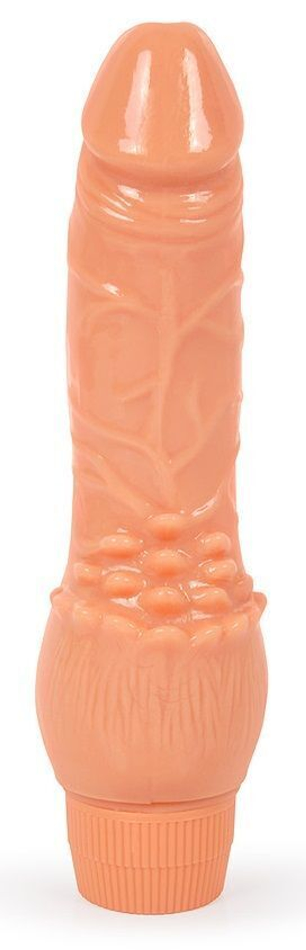 Телесный вибратор-реалистик без мошонки - 17 см. (Цвет: телесный)