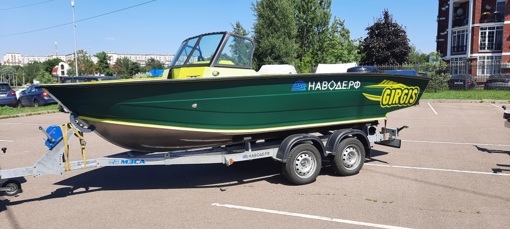Готовый комплект Алюминиевая моторная лодка Гиргис 470