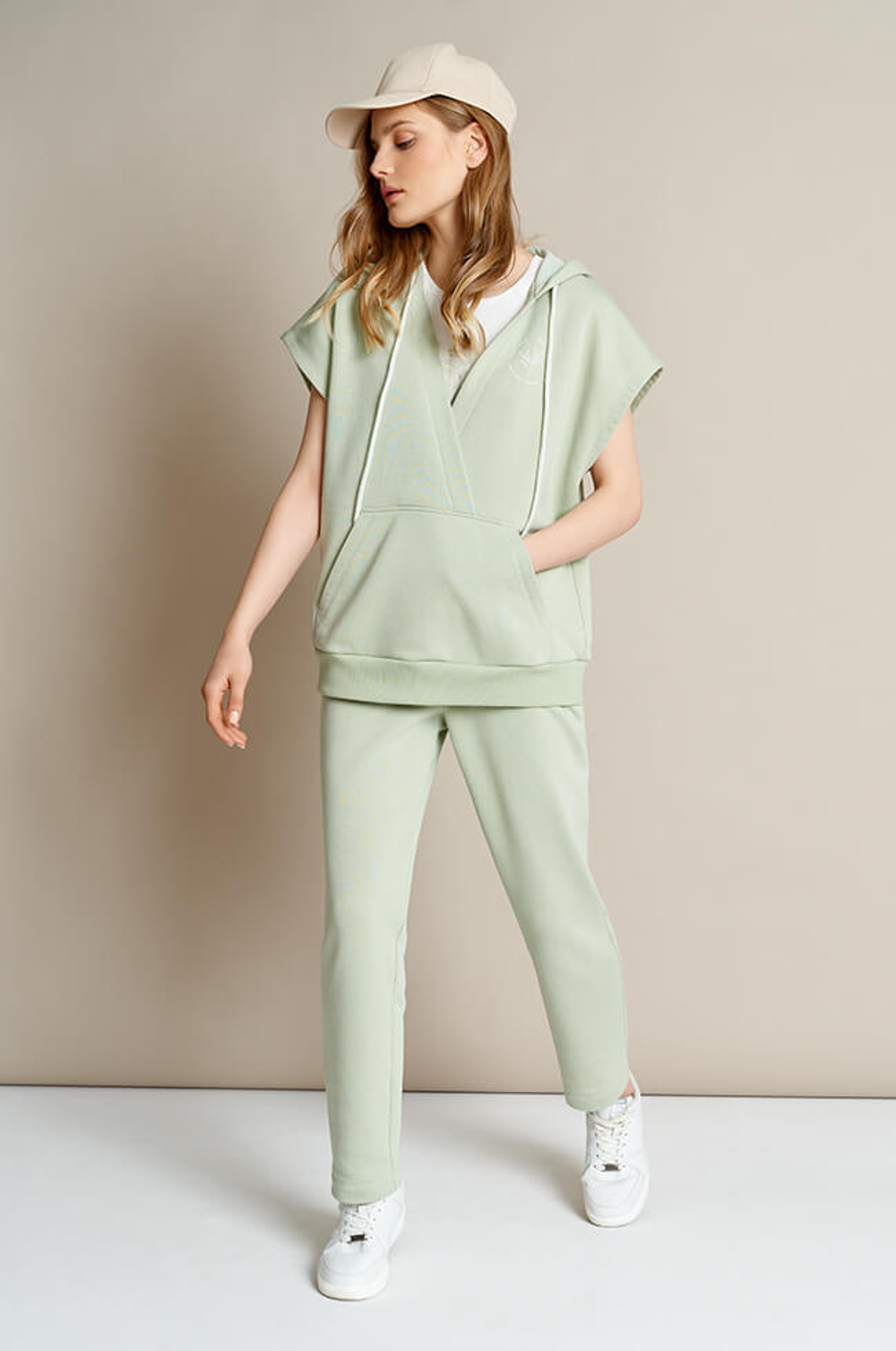 3884 Брюки женские (фисташковый)