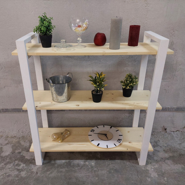 Стеллаж в скандинавском стиле 100 см. х 100 см.