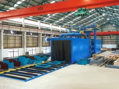 Дробеструйные установки для обработки и очистки балок серии INHGP/INHGB, INTEGRAL