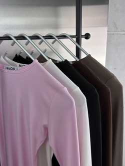 Лонгслив женский арт. 02 цвет "розовый"