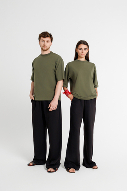 Футболка oversize хаки