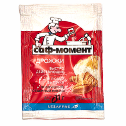 Дрожжи хлебопекарные сухие САФ-МОМЕНТ (Пак) 11г