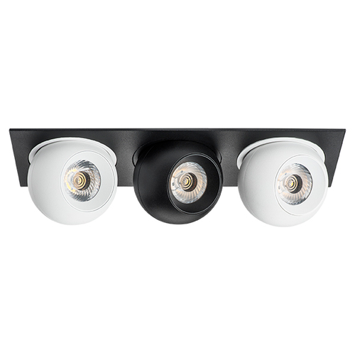 i537627262 Светильник INTERO LED 9W*3 850LM*3 24G ЧЕРНЫЙ/БЕЛЫЙ 3000K (217537+217062+217072+217062)