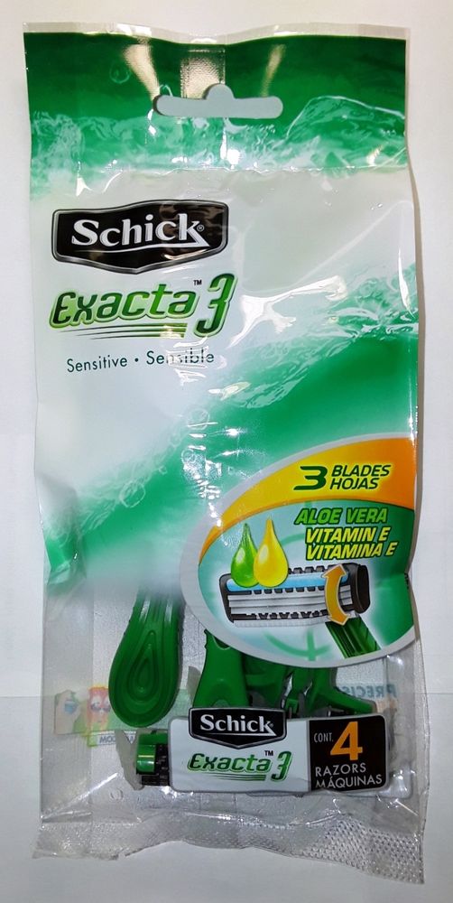 Schick одноразовые станки Exacta-3 men 4 шт