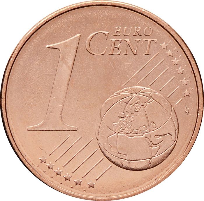 1 евроцент 2016 Испания (1 euro cent)