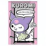 Блокнот А7 40л. клетка "Куроми" на скрепке, блок-офсет 77281 (Центрум)