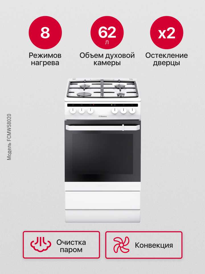 Комбинированная плита Hansa FCMW58020