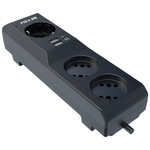 Сетевой фильтр Pilot 3G 3xGP euro outlets, 10А/2.2кВа, 2xUSB, 1.8m