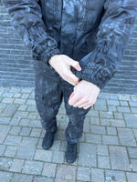 Костюм горка 6 флис осень-зима / чёрный питон