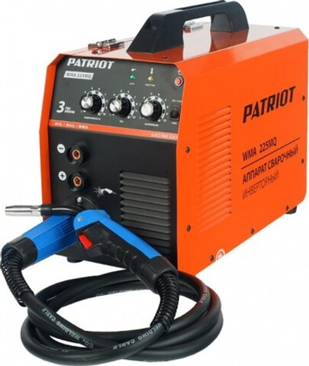 Сварочный полуавтомат PATRIOT  WMA 225M MIG/MAG/MMA 605301755