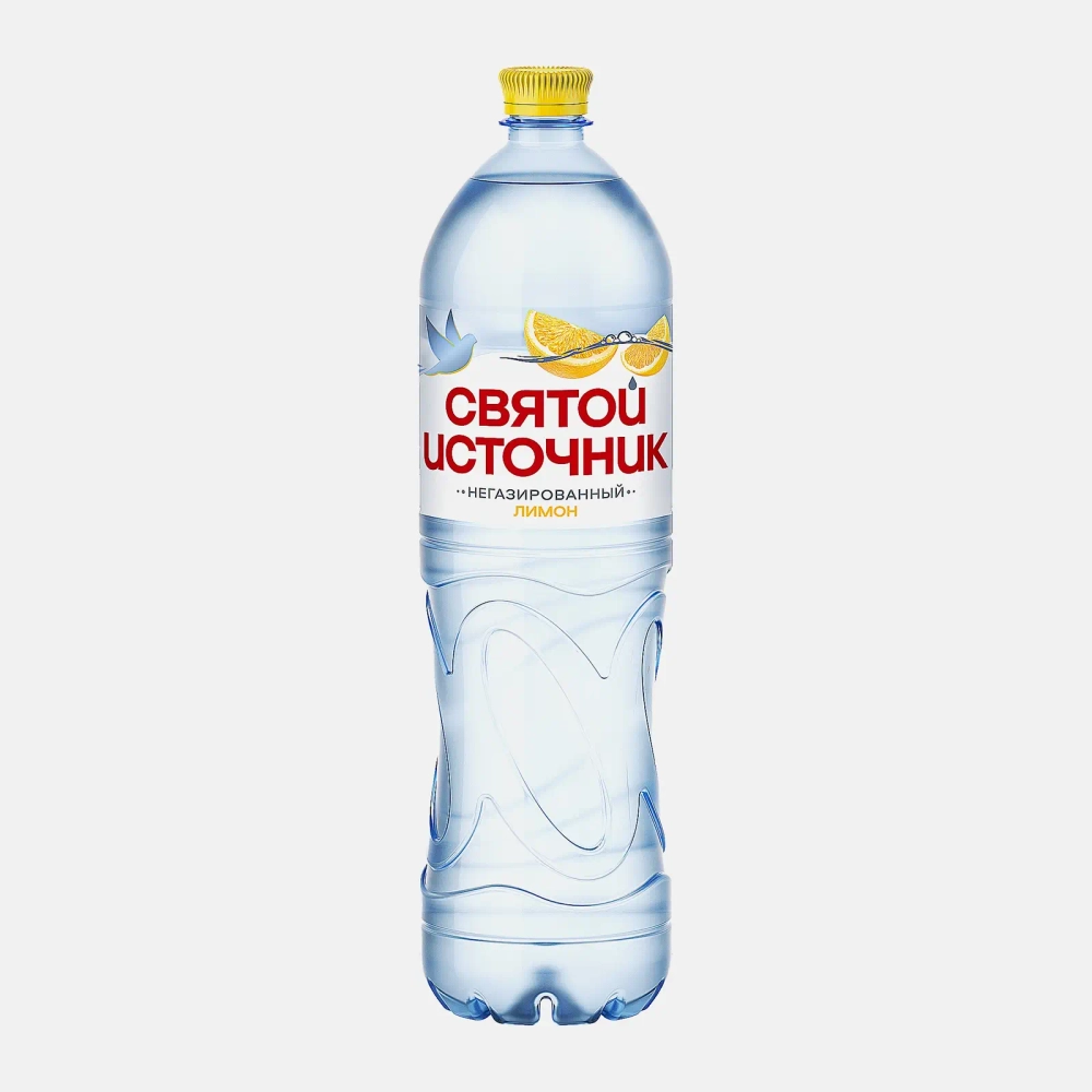 Вода Святой источник питьевая лимон негазированная 1.5л