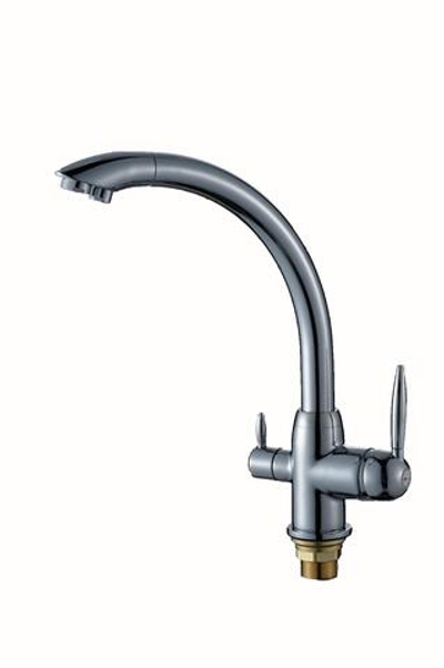 СМЕСИТЕЛЬ ДЛЯ КУХОННОЙ МОЙКИ С БИКАНАЛЬНЫМ ИЗЛИВОМ GOP18-A093