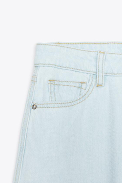 ZARA ДЖИНСЫ Z1975 FULL LENGTH ПАЛАЦЦО СО СРЕДНЕЙ ПОСАДКОЙ, ГОЛУБОЙ