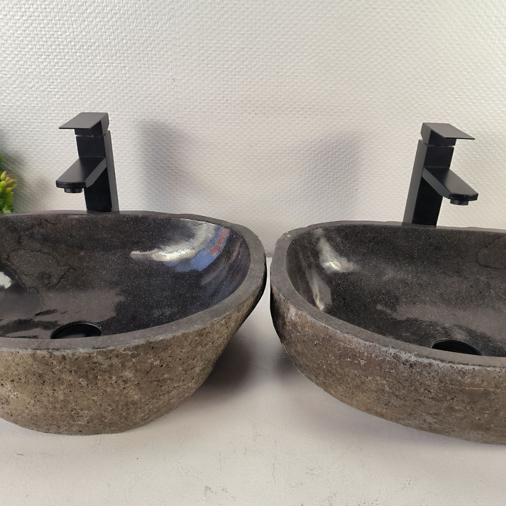 Раковина из речного камня ПАРА! RS-65478 55*36*15 0865
