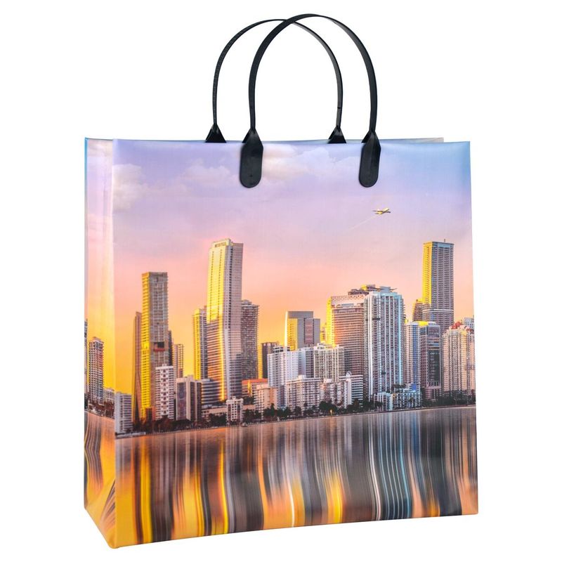 Сумка пластиковая ручка Россия 30*30 см 150 мкм Рассвет  1 шт 40 шт/кор