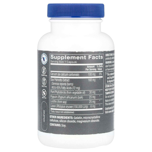 The Vitamin Shoppe, Комплекс мужской серенои и пиджеума с растительными стеролами, 120 капсул