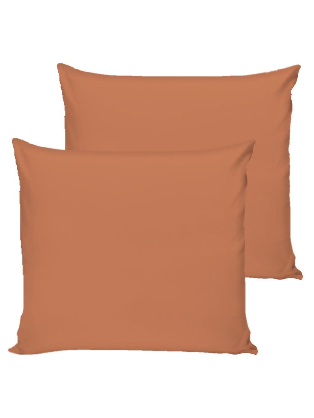 Наволочка комплект 2шт Полисатин Simple House "Золотая охра" 70x70 см