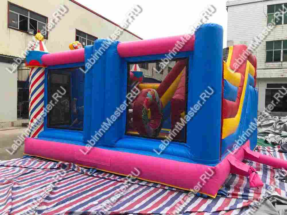 Надувной батут "Яркий цирк" 5*5*3м