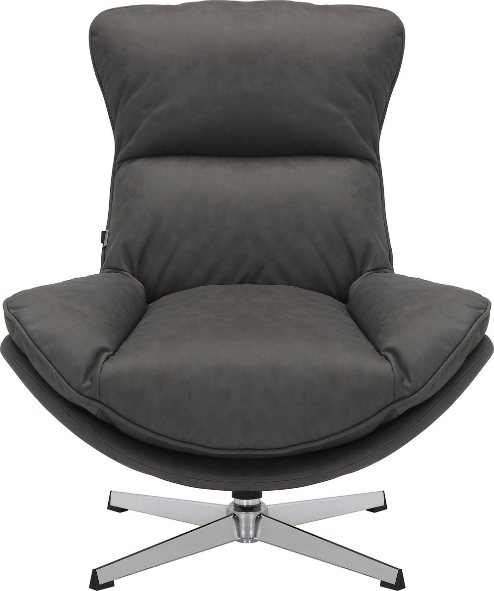 Кресло мягкое Everprof Mango Ткань Темно-серый