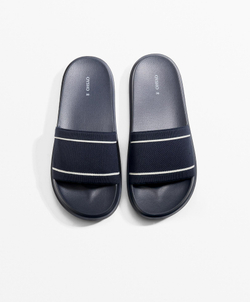 Oysho Пляжные шлепанцы, темно-синий