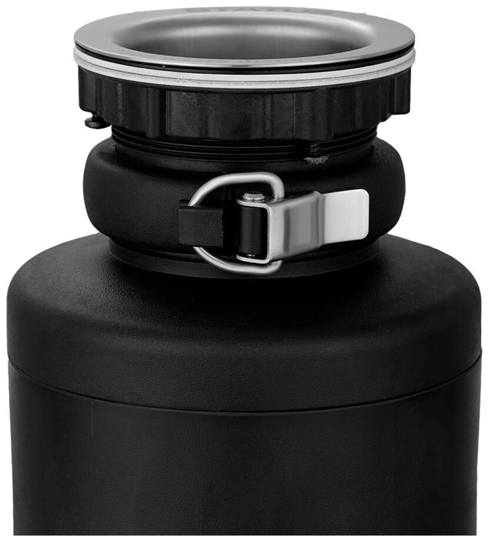 Измельчитель пищевых отходов Status EC075, черный, серебристый металлик (09810901)